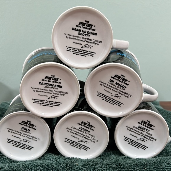 Vintage Star Trek 6 mug collection. Original series - Picture 9 of 9